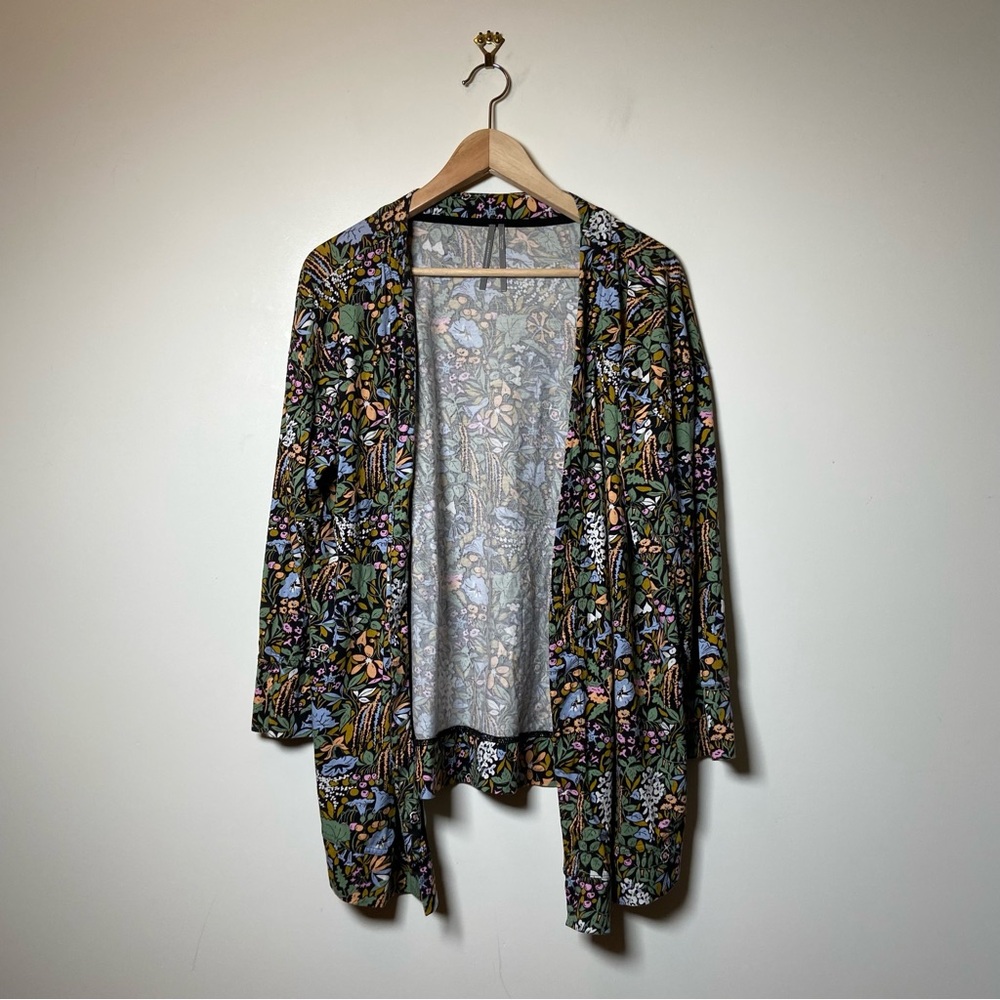 Anthropologie Bohemian Floral Cardigan Small Petite